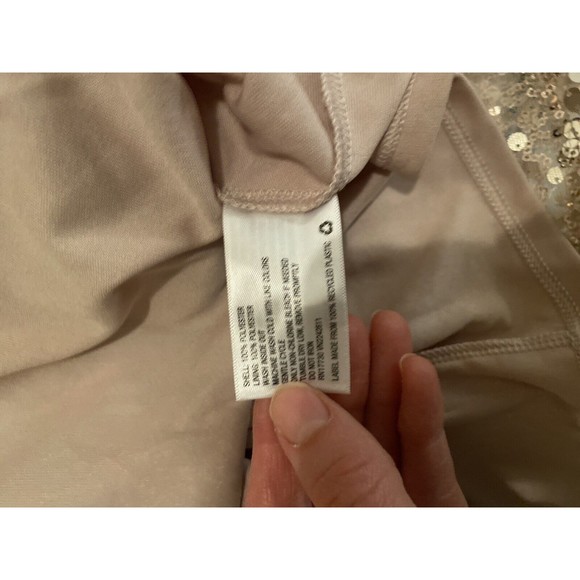 Xhilaration Fab Ladies Gold Nude Sequin Dress Cocktail Party Size XSmall NWT! - Picture 7 of 8